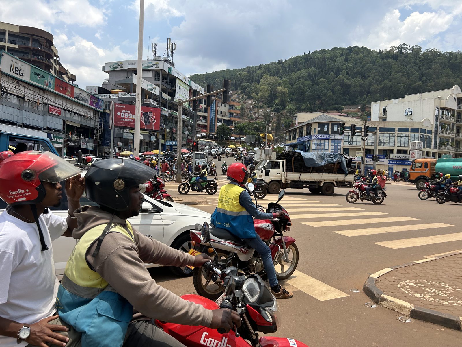 The streets of Kigali, Rwanda